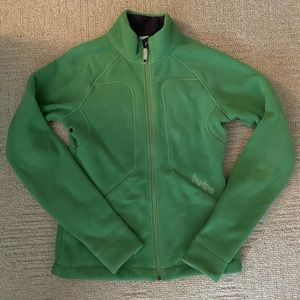 Burton Bright Green Fleece Active Zip-Up